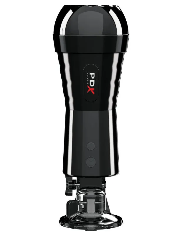 Male Sex Toys Pipedream Pdx Elite Compressor Vibrating Stroker