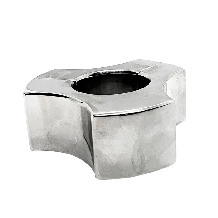 Black Label Anal | Black Label - Triad - Magnetische Ball Stretcher - 30 x 35 mm - RVS - Zilver