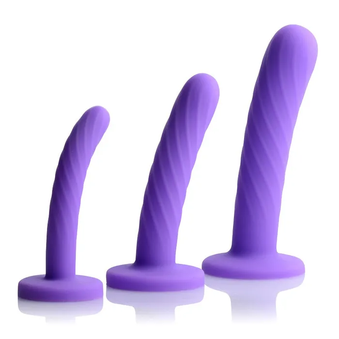 Female Sex Toys | Tri-Play 3 Piece Silicone Dildo Set - XR Brand