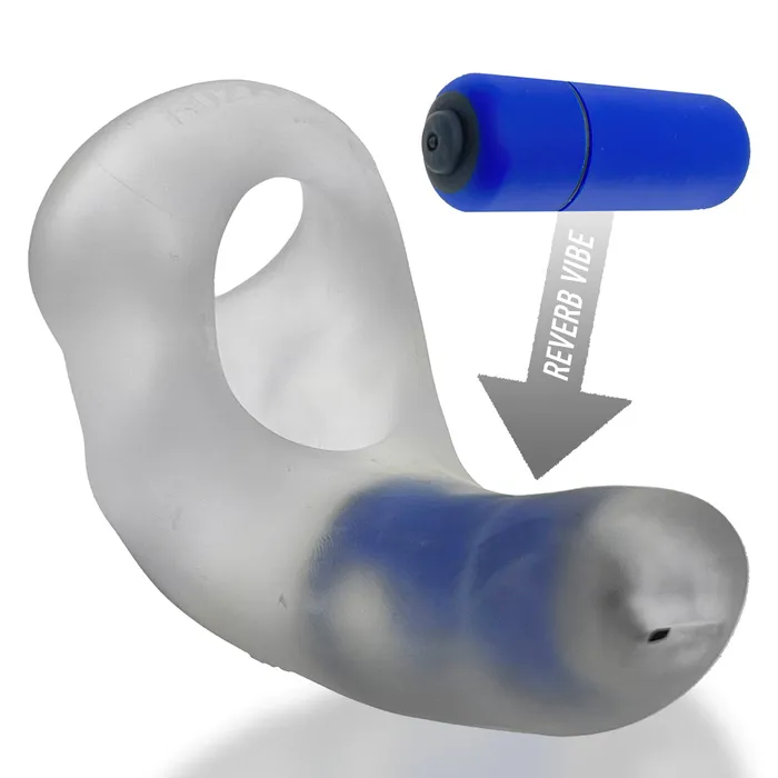 Hünkyjunk - Buzzfuck - Vibrerende Cocksling - Transparant Ice | Hünkyjunk Vibrators