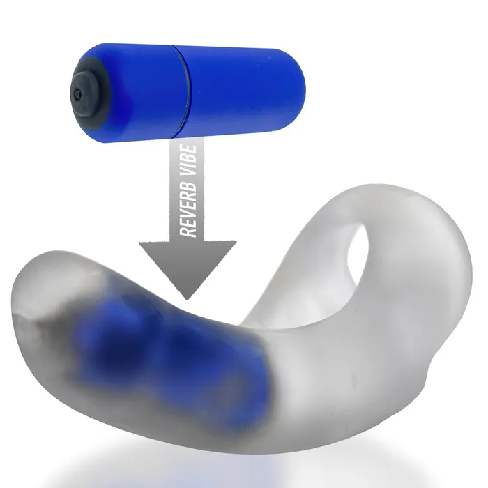 Hünkyjunk - Buzzfuck - Vibrerende Cocksling - Transparant Ice | Hünkyjunk Vibrators