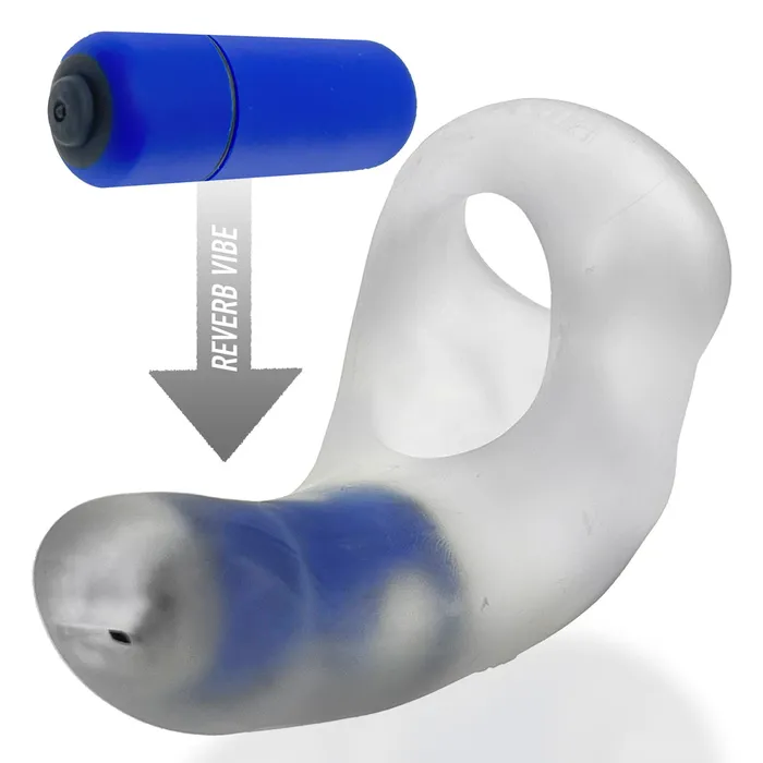 Hünkyjunk - Buzzfuck - Vibrerende Cocksling - Transparant Ice | Hünkyjunk Vibrators