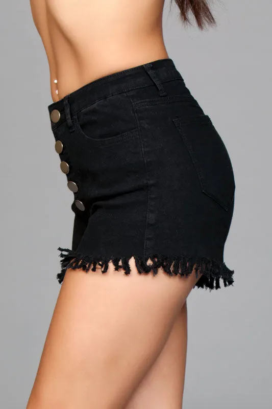 High Waisted Denim Shorts With Fringe | Be Wicked Male Sex Toys High Waisted Denim Shorts With Fringe | Be Wicked Male Sex Toys