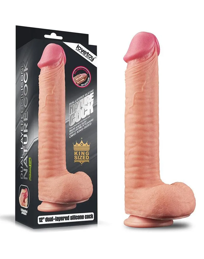 Lovetoy Realistische XXL Dildo 305 cm Lichte Huidskleur Lovetoy Dildos