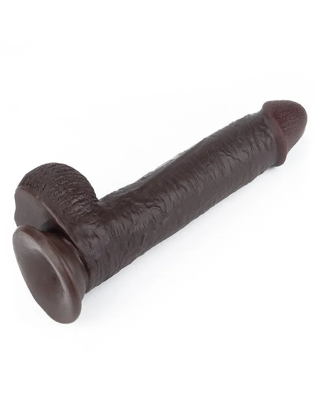 Lovetoy - Realistische XXL Dildo Met Zuignap 23 x 4 cm - Bruin | Lovetoy Dildos