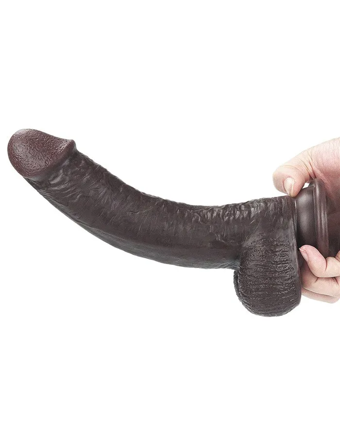 Lovetoy - Realistische XXL Dildo Met Zuignap 23 x 4 cm - Bruin | Lovetoy Dildos