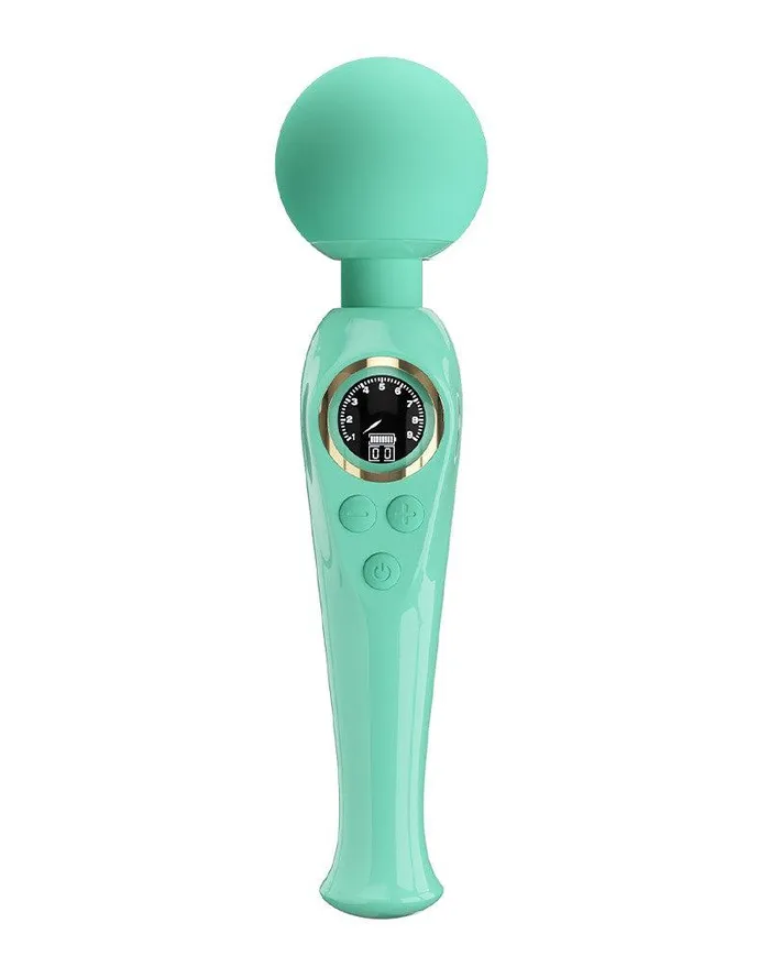 Pretty Love Skyler Wand Vibrator Met LCD Display Turquoise Pretty Love Vibrators