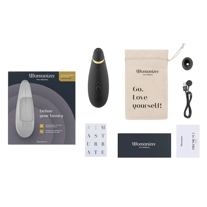 Standard Innovations Female Sex Toys | Womanizer Premium 2 Suction Stimulator