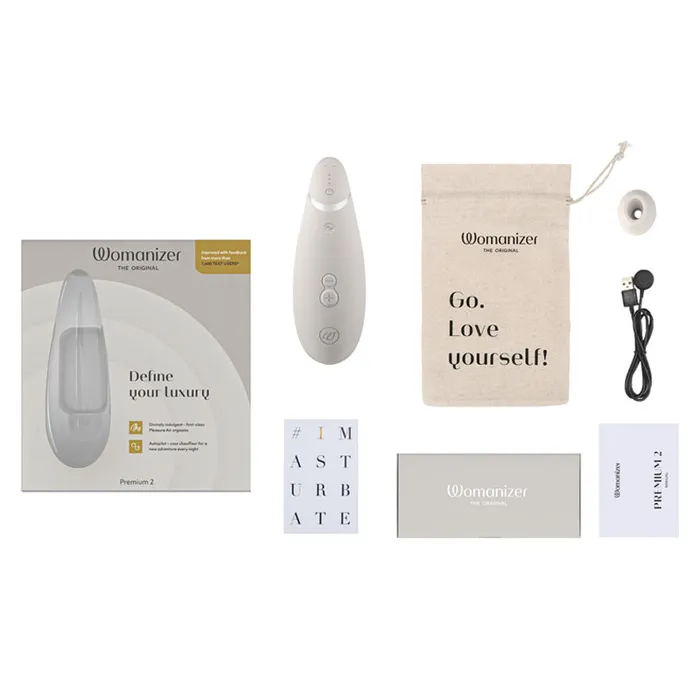 Standard Innovations Female Sex Toys | Womanizer Premium 2 Suction Stimulator