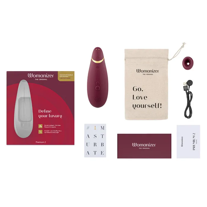 Standard Innovations Female Sex Toys | Womanizer Premium 2 Suction Stimulator