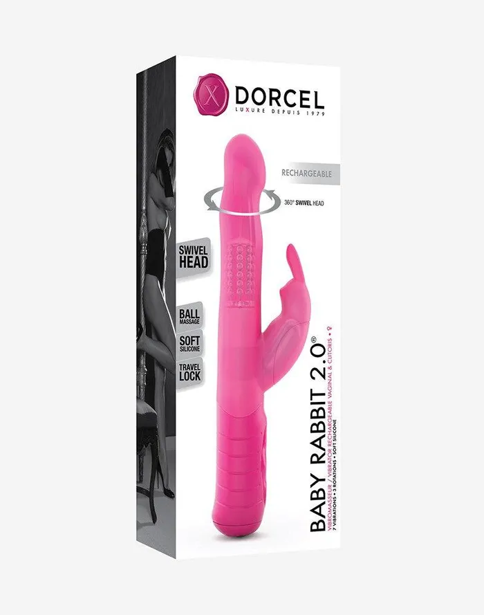 Vibrators | Dorcel - Baby 2.0 Tarzan Vibrator - Roze - Dorcel