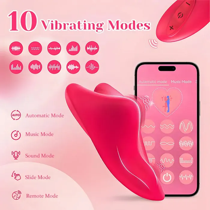10 Modes Vibrating APP Remote Control Panty Vibrator | Lovetoyshub Female Sex Toys