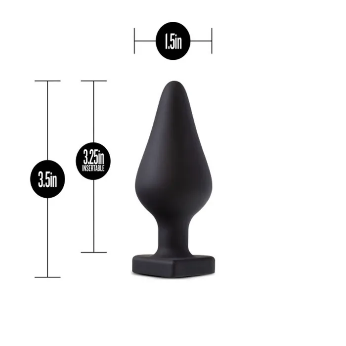 Anal | Blush Novelties Temptasia Spank Me Butt Plug Black