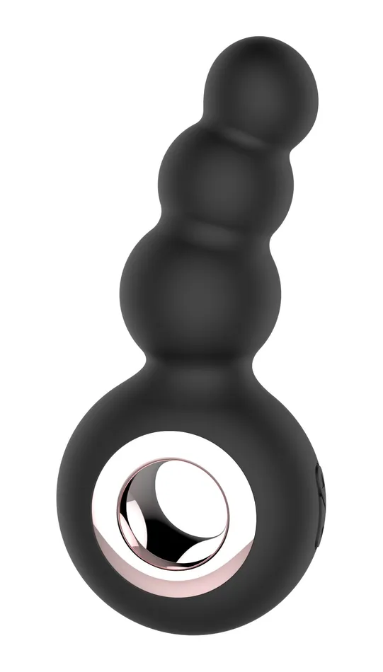 Anal | Gender Fluid Gender Fluid Quiver Anal Ring Bead Vibrator - Black