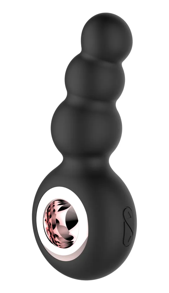 Anal | Gender Fluid Gender Fluid Quiver Anal Ring Bead Vibrator - Black