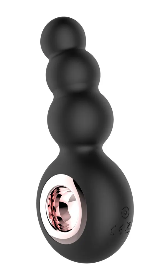 Anal | Gender Fluid Gender Fluid Quiver Anal Ring Bead Vibrator - Black