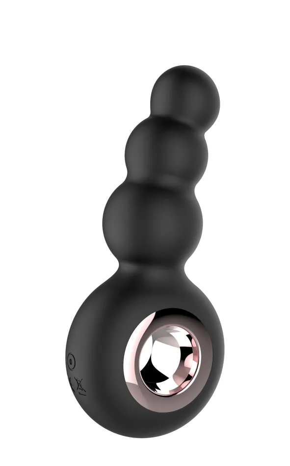 Anal | Gender Fluid Gender Fluid Quiver Anal Ring Bead Vibrator - Black