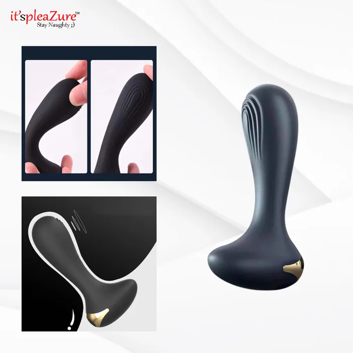 Anal | ItspleaZure Black Vibrating silicone Anal Plug Anal | ItspleaZure Black Vibrating silicone Anal Plug