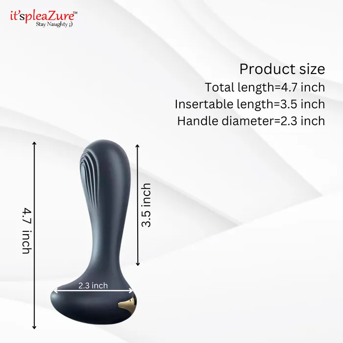 Anal | ItspleaZure Black Vibrating silicone Anal Plug Anal | ItspleaZure Black Vibrating silicone Anal Plug