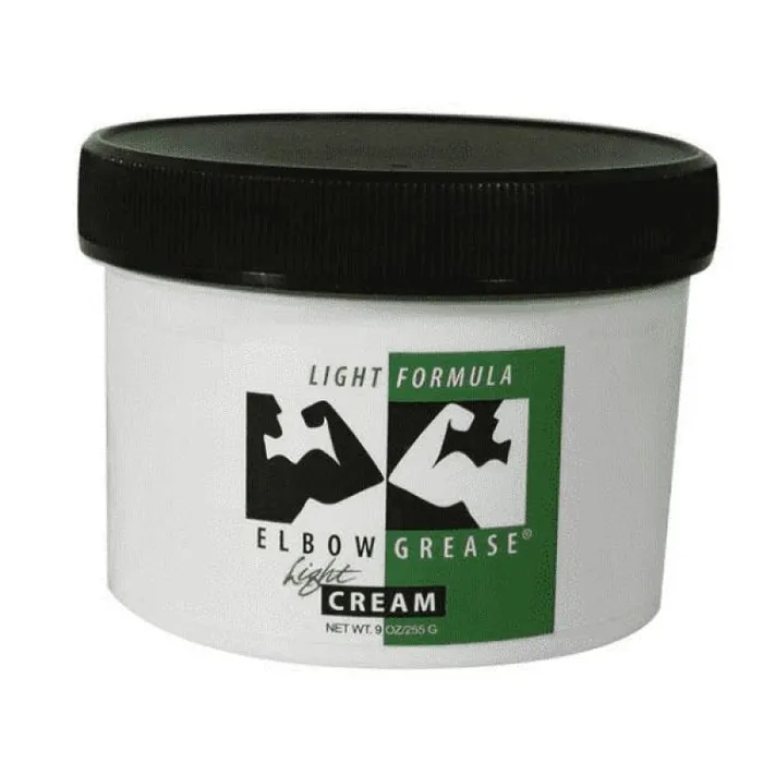 B Cummings Elbow Grease Light Cream 9oz Dildos