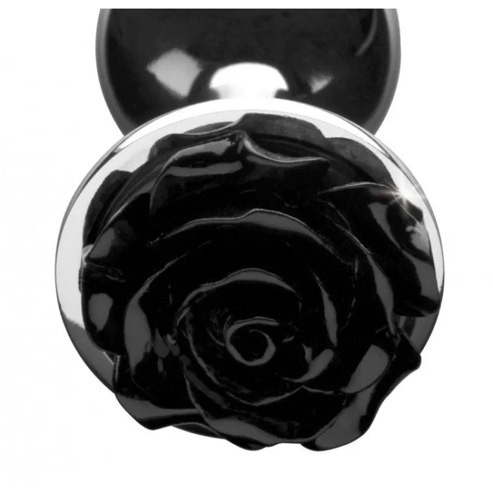 Black Rose Anal Plug - Large | XR Brands Booty Sparks Anal Black Rose Anal Plug - Large | XR Brands Booty Sparks Anal