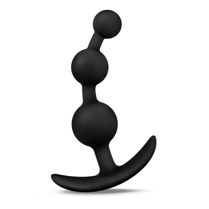 Blush Novelties Anal Anal Adventures Platinum Small Anal Beads Black