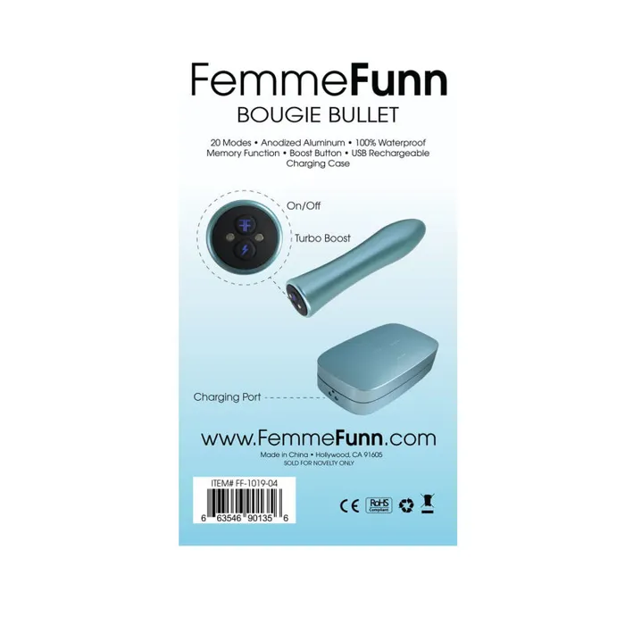 Bougie Bullet - Light Blue | Femme Funn Vibrators Bougie Bullet - Light Blue | Femme Funn Vibrators