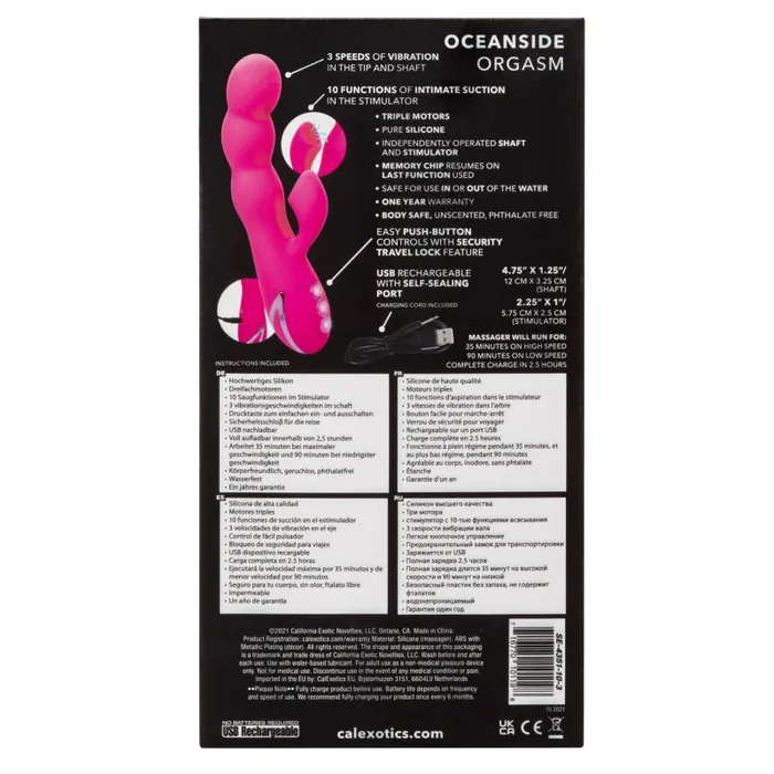 Calexotics Vibrators | California Dreaming Oceanside Orgasm - Pink