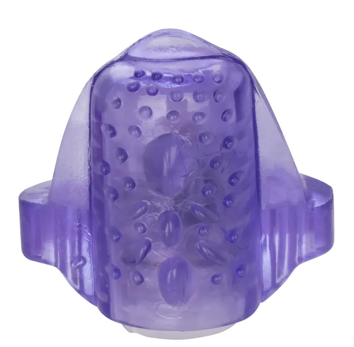 CalExotics Vibrators Foil Pack Vibrating Tongue Teaser Purple