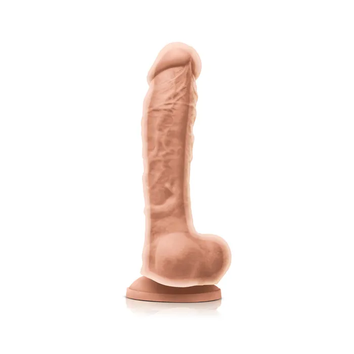 Colours Dual Density 8 Inch Dildo White nsnovelties Dildos
