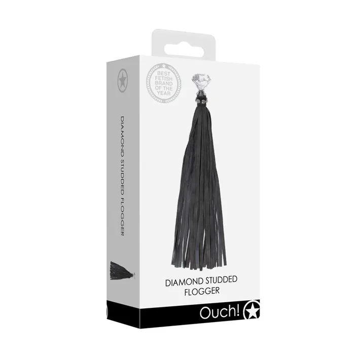 Couples | Shots Toys OUCH! Diamond Studded Whip-(ou576blk) Couples | Shots Toys OUCH! Diamond Studded Whip-(ou576blk)