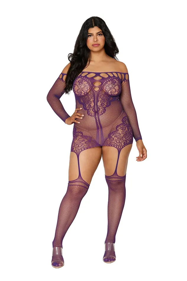 Dreamgirl Male Sex Toys | Garter Dress - Size Dreamgirl Male Sex Toys | Garter Dress - Size