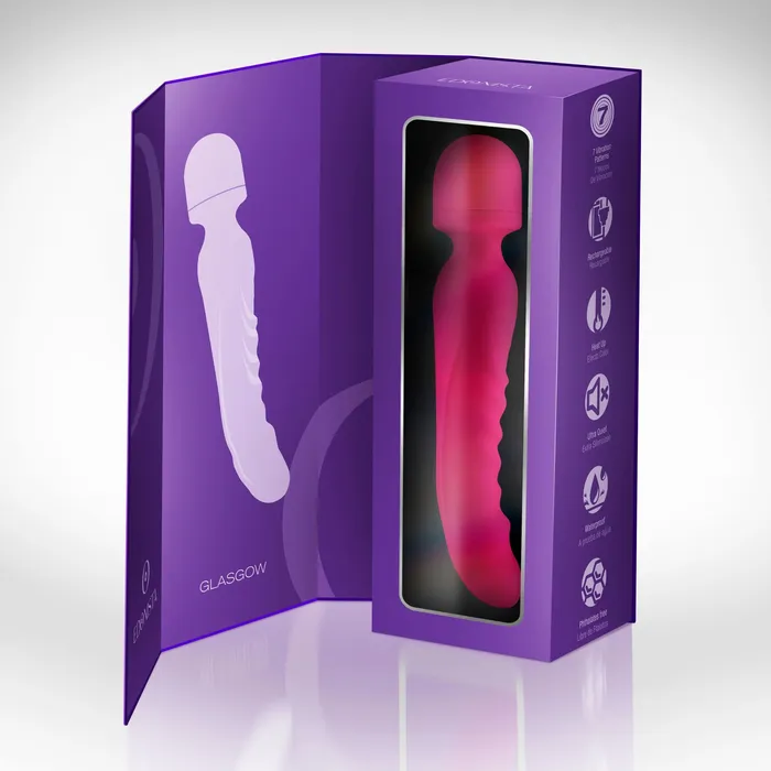 Edonista Vibrators | Edonista Glasgow Dual End Vibrator Fuchsia