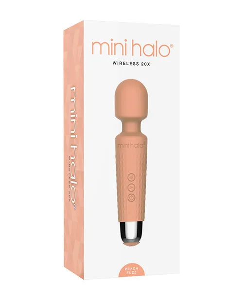 Female Sex Toys Mini Halo Peach Fuzz Wand Rechargeable Thank Me Now