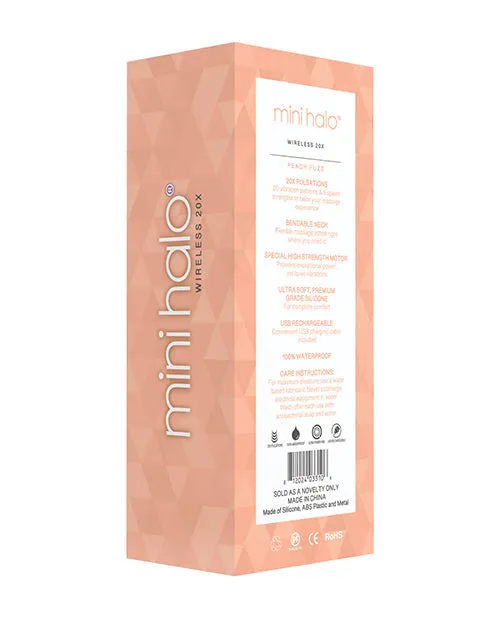 Female Sex Toys | Mini Halo Peach Fuzz Wand Rechargeable - Thank Me Now