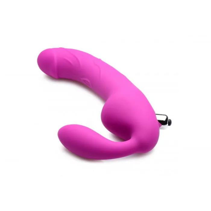Female Sex Toys | XR Brands Strap U Royal Rider Vibrating Strapless Strap- on Dildo - Pink Female Sex Toys | XR Brands Strap U Royal Rider Vibrating Strapless Strap- on Dildo - Pink
