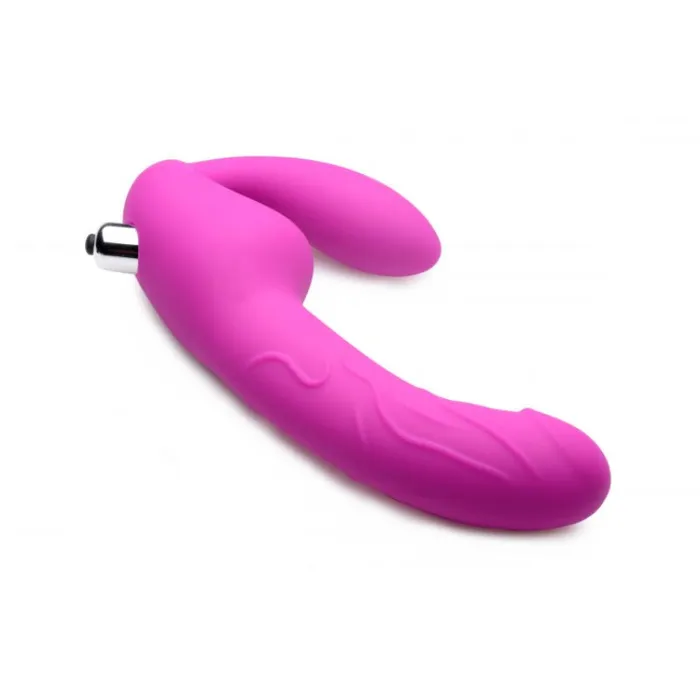 Female Sex Toys | XR Brands Strap U Royal Rider Vibrating Strapless Strap- on Dildo - Pink Female Sex Toys | XR Brands Strap U Royal Rider Vibrating Strapless Strap- on Dildo - Pink