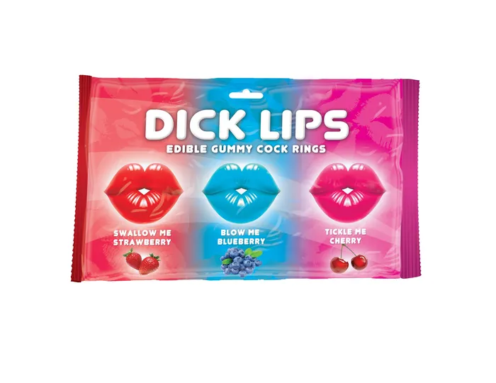 Hott Products Dildos Dick Licks Edible Gummy Cock Rings