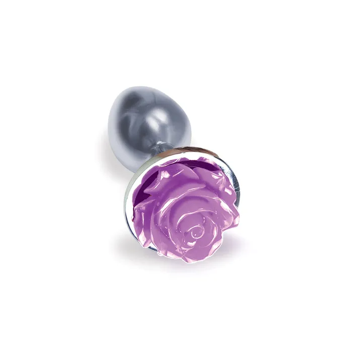Icon The 9's The Silver Starter Rose Floral Stainless Steel Butt Plug | Anal