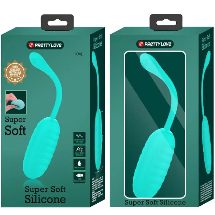 Kirk Rechargeable Vibrating Egg - Turquoise | Pretty Love Female Sex Toys Kirk Rechargeable Vibrating Egg - Turquoise | Pretty Love Female Sex Toys