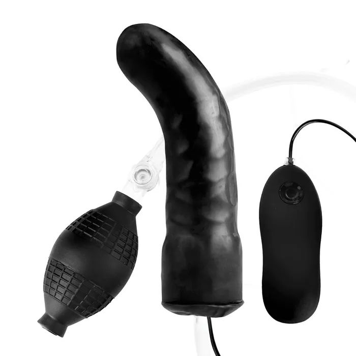 Lux Fetish 6 Inflatable Vibrating Dildo Lux Fetish Female Sex Toys