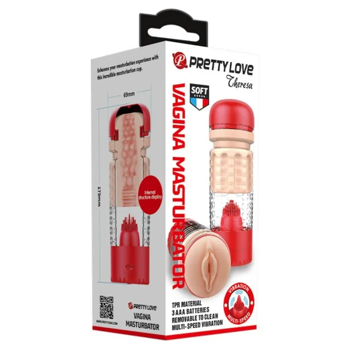 Male Sex Toys Pretty Love Emily Pussy Masturbator Red Stimulation Vibrating Masturbator Male Sex Toys Pretty Love Emily Pussy Masturbator Red Stimulation Vibrating Masturbator