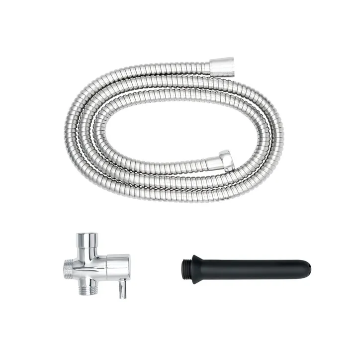 Male Sex Toys | Xgen Products AquaClean 3 Piece Shower Douche Set with Shower Hose, Silicone Nozzle & Switch Valve - Shower D Male Sex Toys | Xgen Products AquaClean 3 Piece Shower Douche Set with Shower Hose, Silicone Nozzle & Switch Valve - Shower D