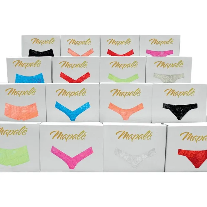 Mapale Vibrators | Lace Keyhole Pantie Red