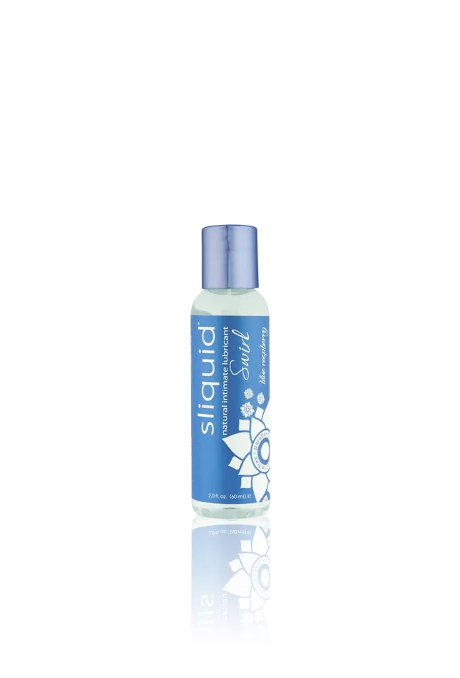 Naturals Swirl Blue Raspberry 20 Fl Oz 59 ml Sliquid Vibrators