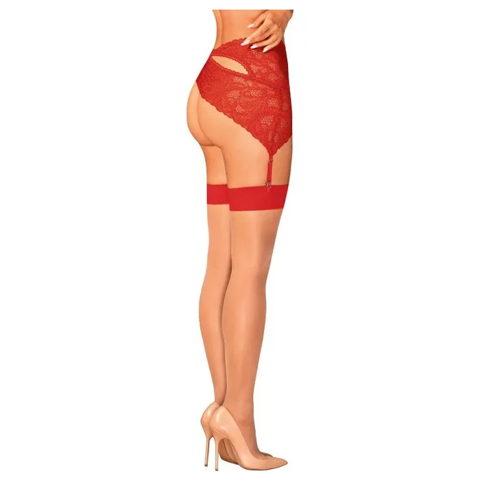 Obsessive Vibrators S814 Stockings Red