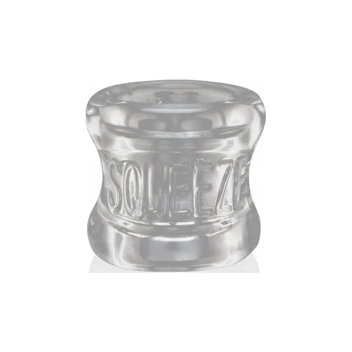 OxBalls Male Sex Toys Squeeze Ball Stretcher Clear