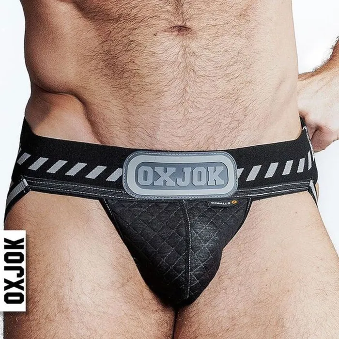 Oxjok Anal | Packer Industrial Quilted Cargo Strapjock Black Puff Small Oxjok Anal | Packer Industrial Quilted Cargo Strapjock Black Puff Small