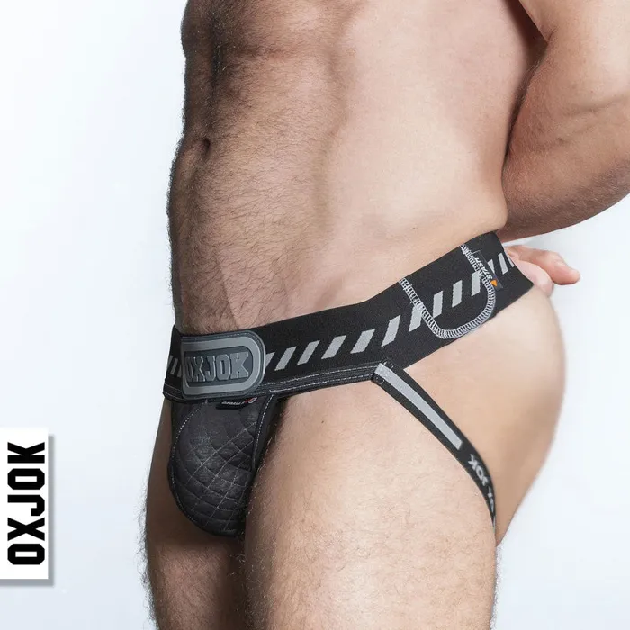 Oxjok Anal | Packer Industrial Quilted Cargo Strapjock Black Puff Small Oxjok Anal | Packer Industrial Quilted Cargo Strapjock Black Puff Small