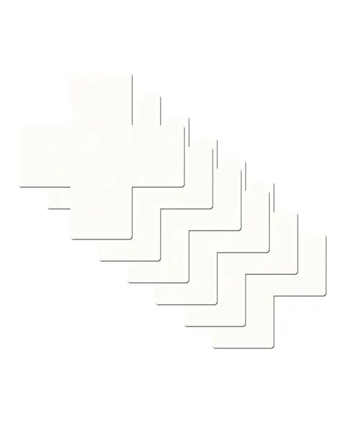 Pastease Pastease Refill Plus - Cross Double Stick Shapes - Pack Of 3 O/s | Couples Pastease Pastease Refill Plus - Cross Double Stick Shapes - Pack Of 3 O/s | Couples